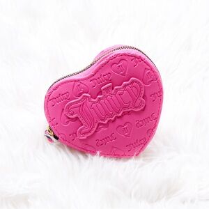 Juicy Couture Pink 💗 Heart wristlet wallet